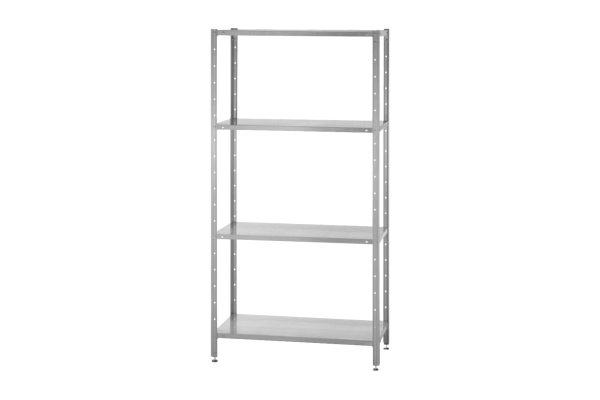 Стеллаж полочный СПЛ - 1600*1200*400 (стойка цинк; полка 4 шт.)